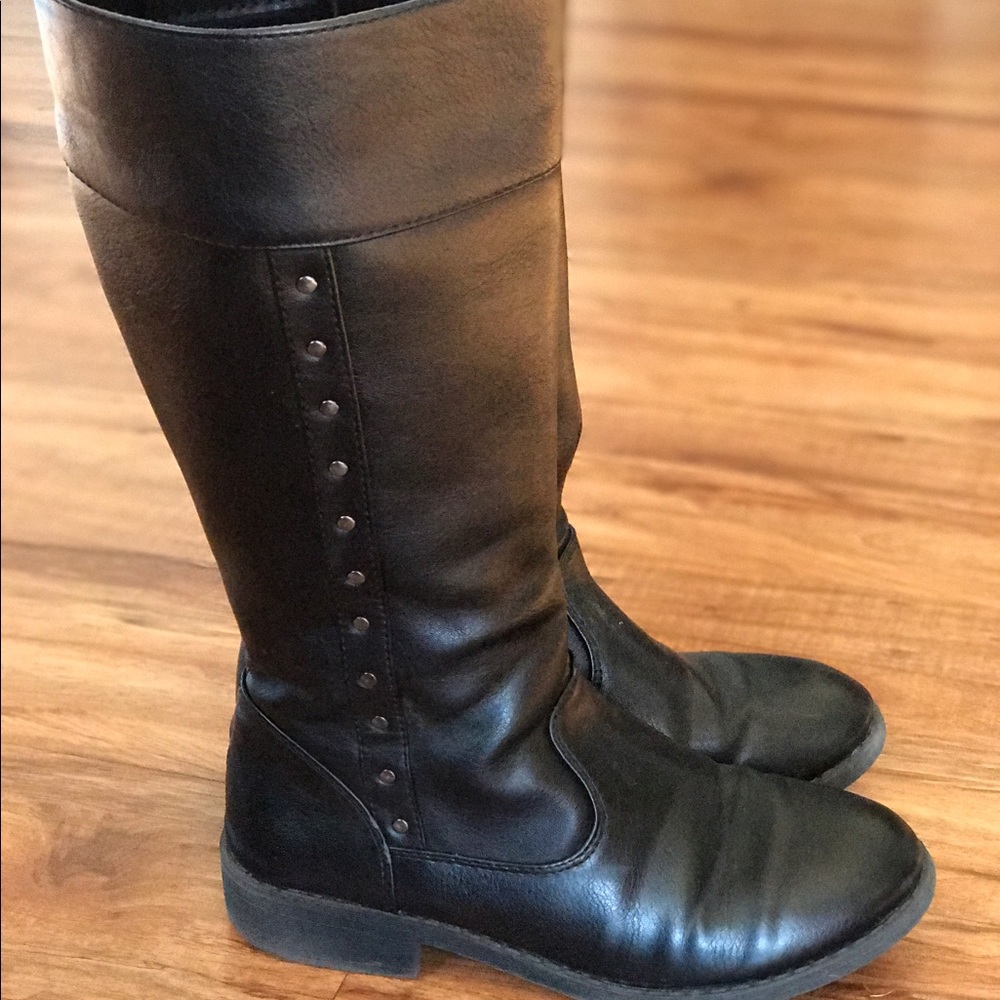Girls Black Boots