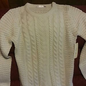 RD Style Cable Knit Sweater, XL, NWT