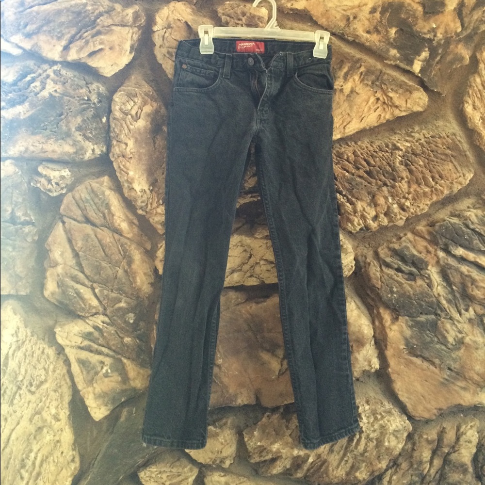 Boys Arizona Skinny Jean, black distressed