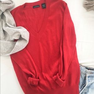 Silk and Cashmere - Red Sweater