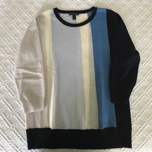 Colorblock J. Crew sweater