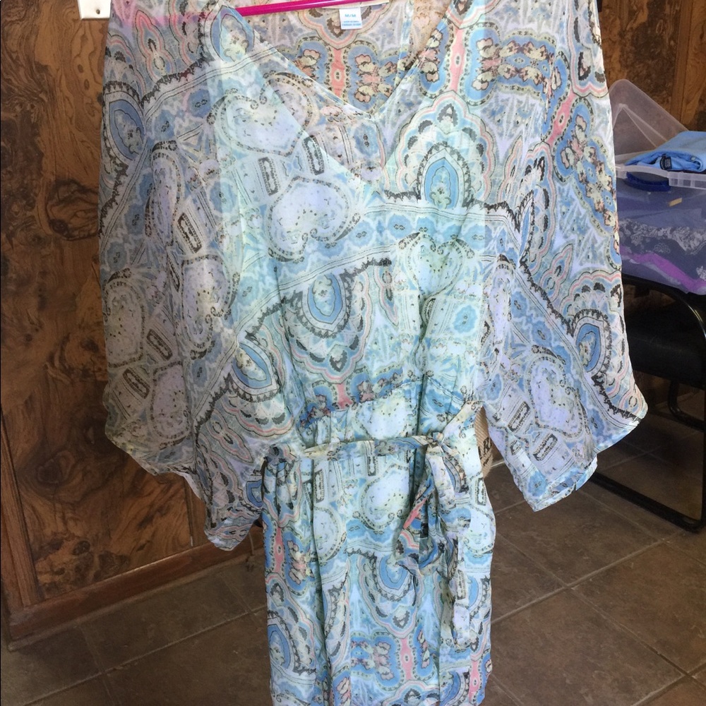 Romper shorts  sheer with built in under-tank