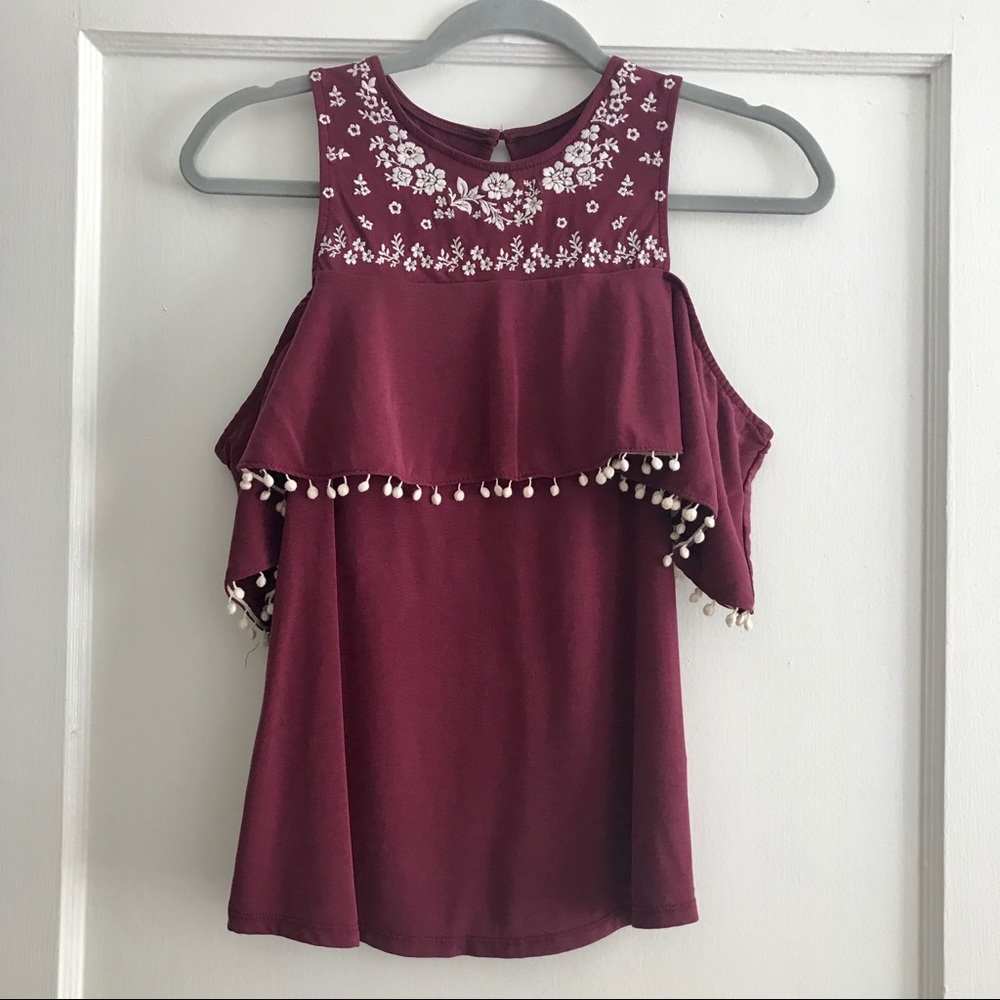 Garnett Top with Open Shoulder Detail! NWOT