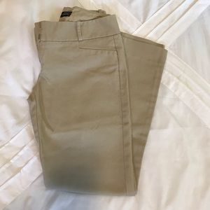The Limited khaki straight leg pants