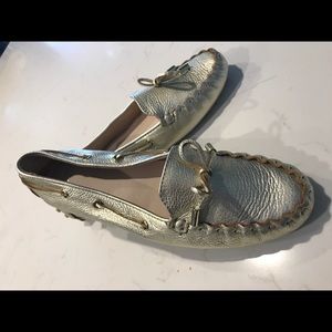 COLE HAAN new Gold loafers