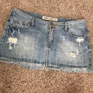 Hollister jean skirt-size 9