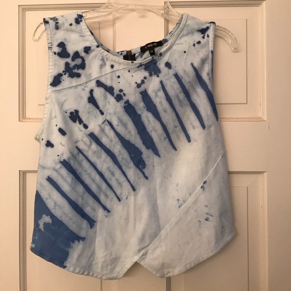 7 For All Mankind Tie-Dye Colored Tank.
