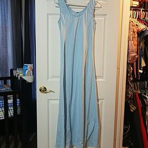 Baby blue maxi dress