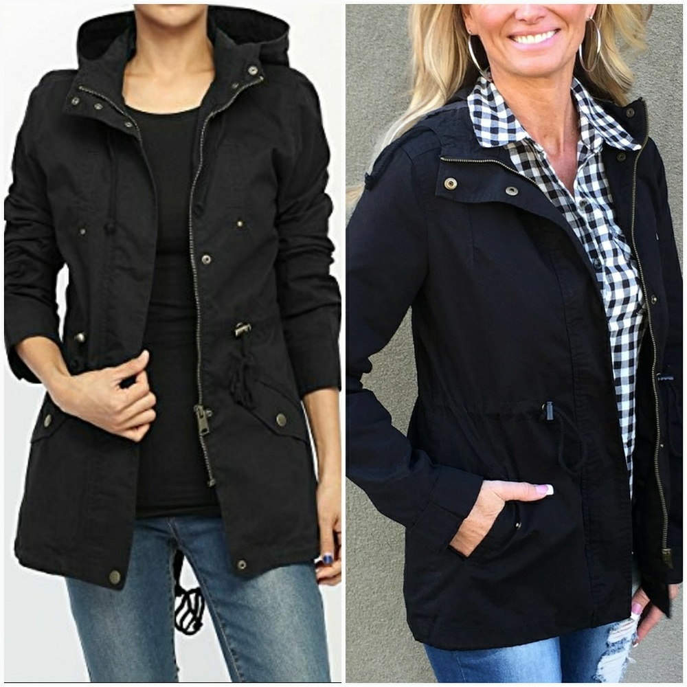 Black Utility Jacket - Picture 2 of 4