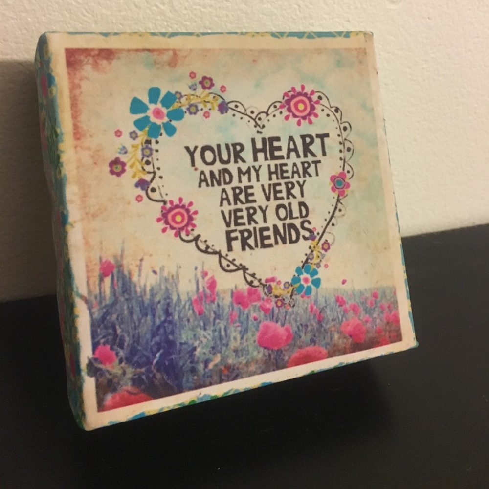 Canvas quote sign