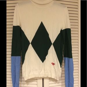 tory burch diamond pattern sweater