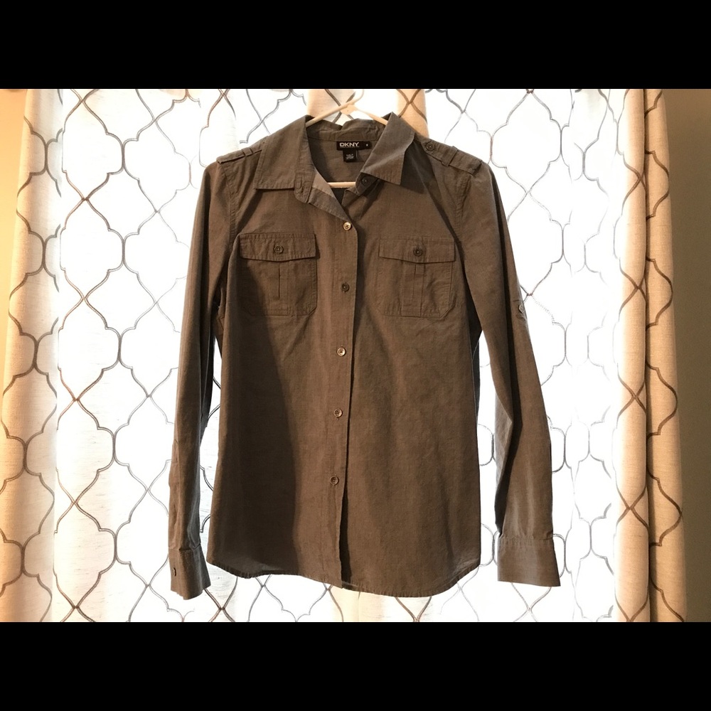 DKNY button up