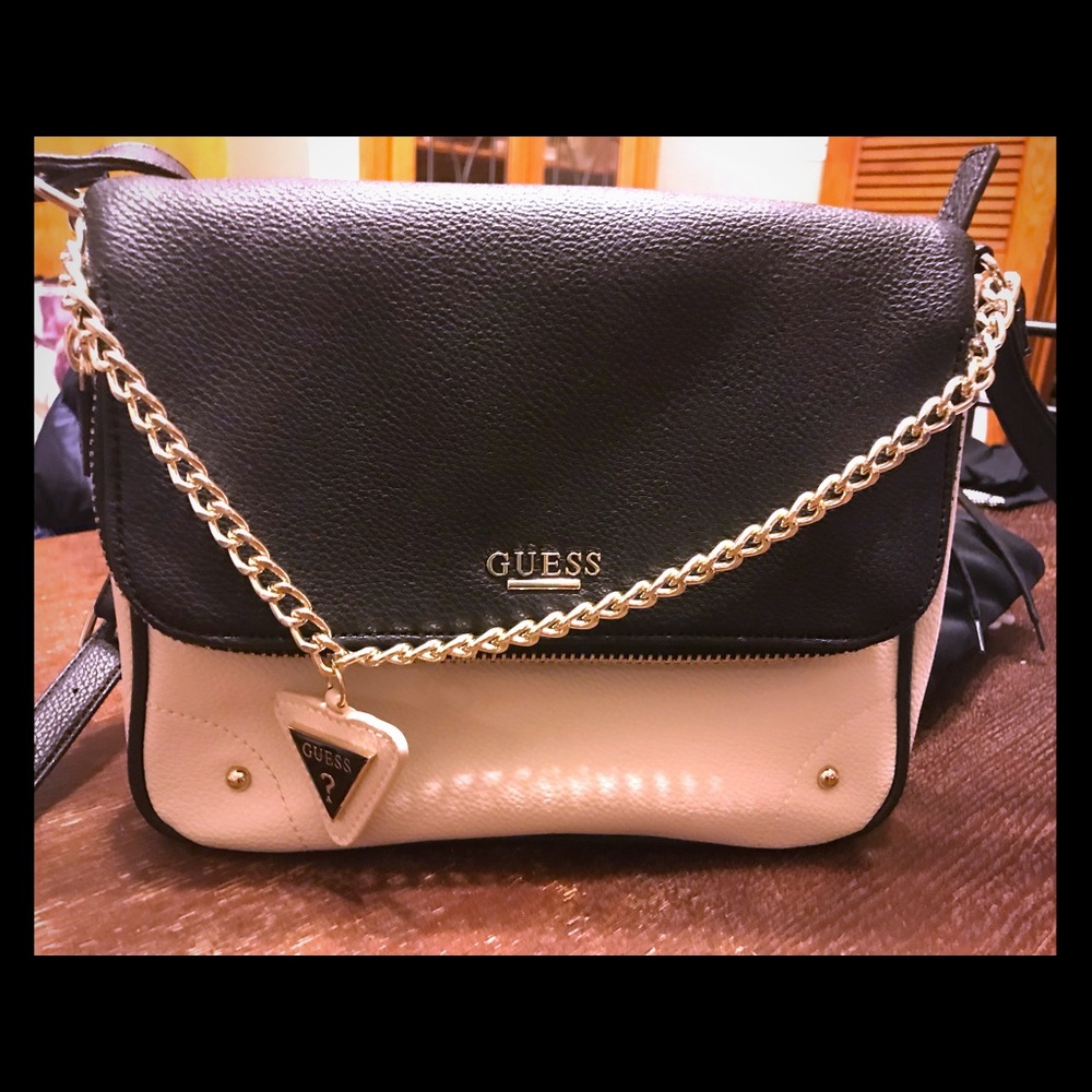 Guess Sadie Fold-over Crossbody & bifold wallet.