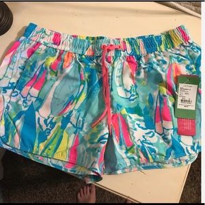 Lilly Pulitzer Run Around Shorts In Beach and Bae