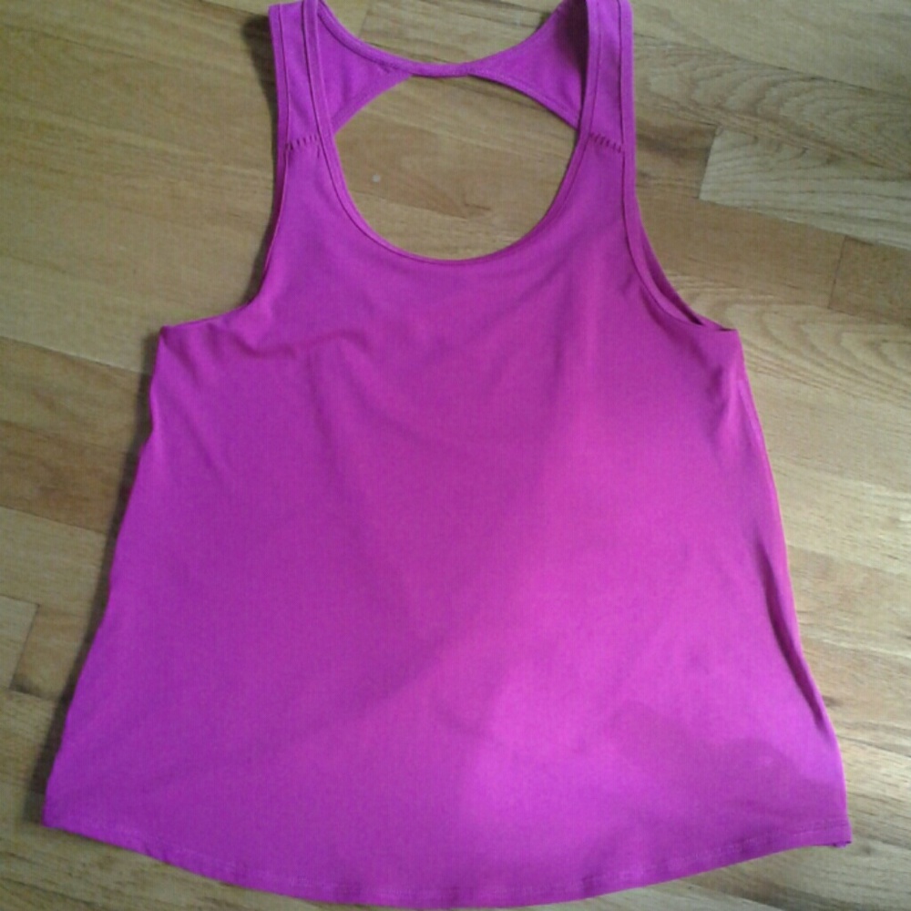 Pink work out top