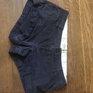 Navy blue holster shorts