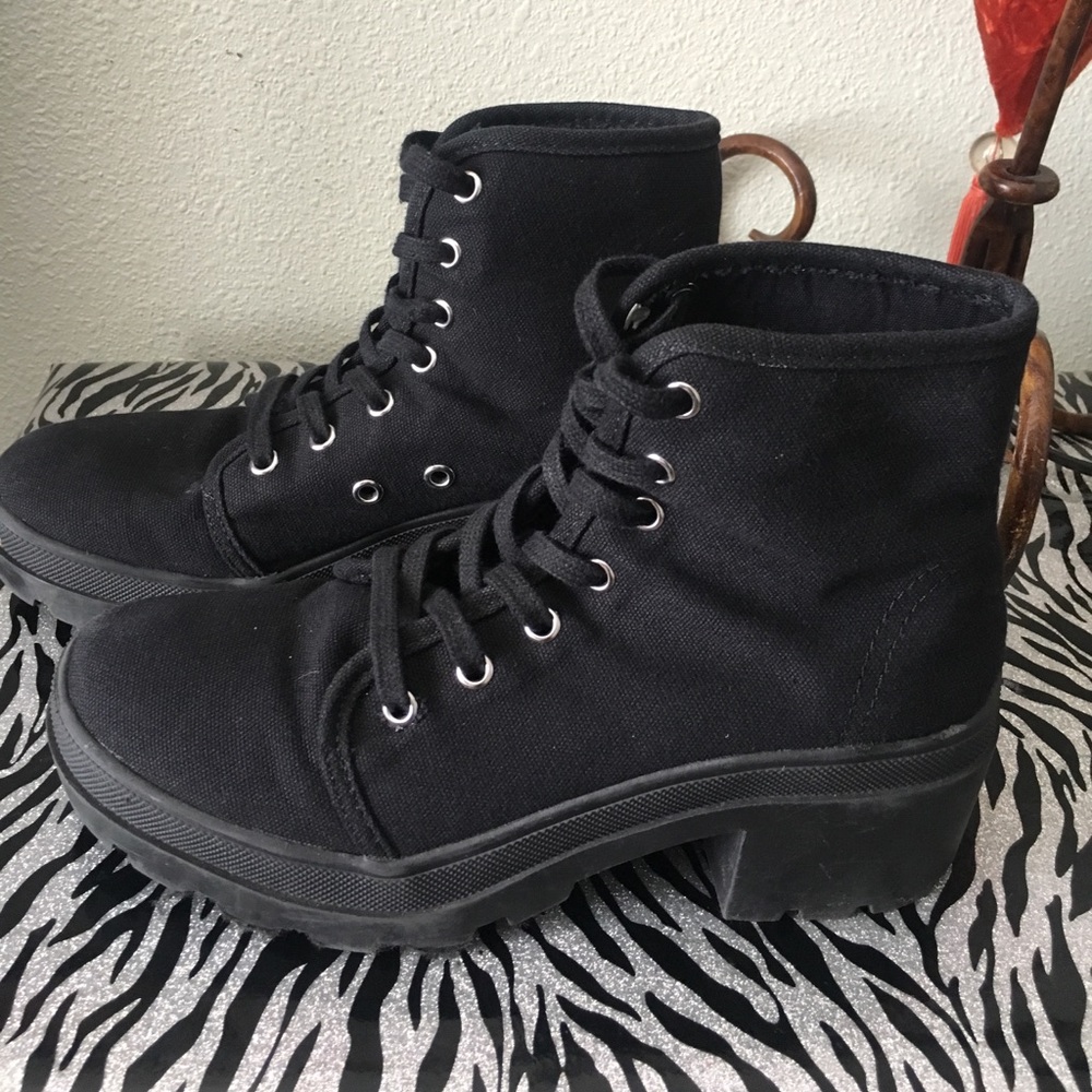 Black Platform Boots