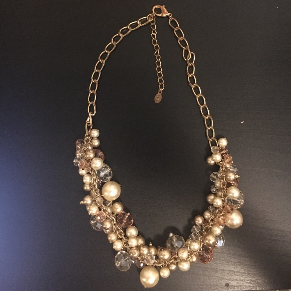 Aldo Gold Cluster Necklace