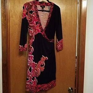 $$  Faux wrap Dress. Super sexy. Worn twice!
