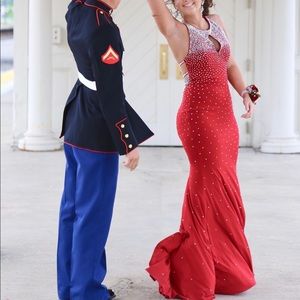 Jovani Red Prom Dress