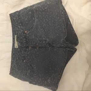 Topshop High-waisted jean shorts