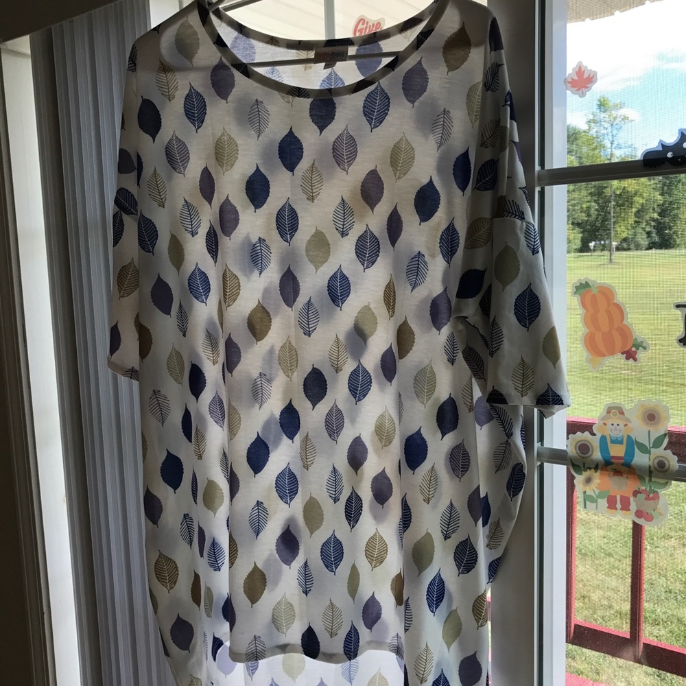 LulaRoe XL Leaf Irma