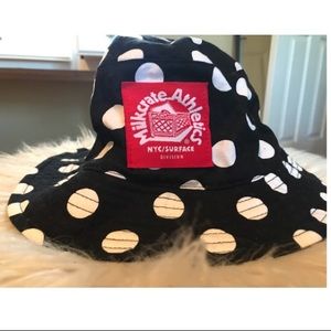 Milkcrate Athletics Black Polka Dots Bucket Hat