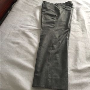 Calvin Klein 100% wool flat front dress pants