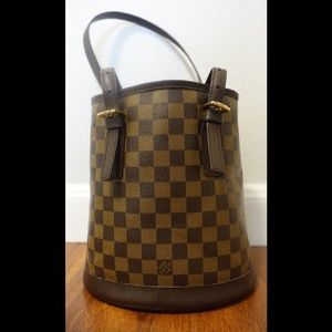 Louis Vuitton Petit Bucket Bag Damier Ebene