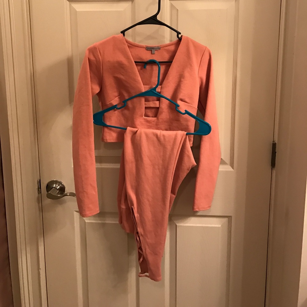 Pink matching set