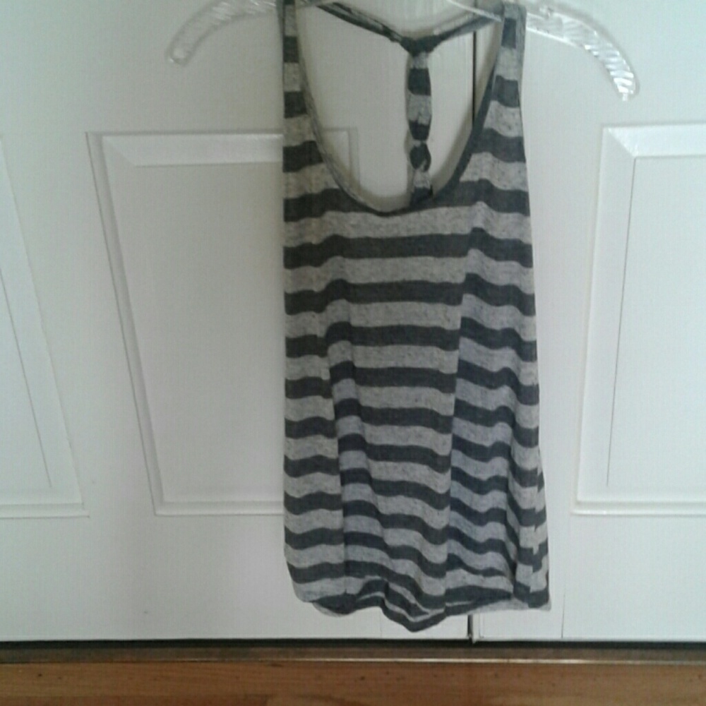 Stripe work out top