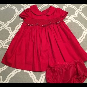 Holiday Tartan Smocked Dress