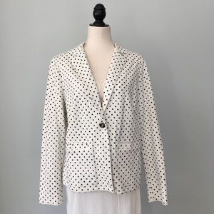 Boden cotton Polka Dot Blazer
