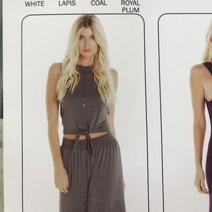 Lucy Love tie front tank