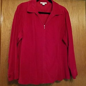 $$  Zip up corduroy shirt