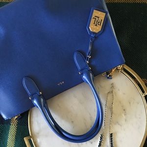 Ralph by Ralph Lauren Cobalt Blue Leather Bag.