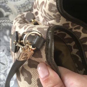 Cheetah coach purse-blemishes-NOT FOR SALE