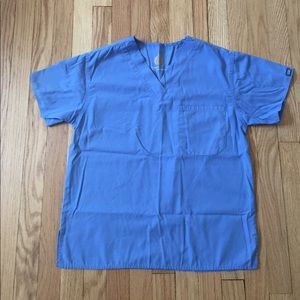 Ceil blue scrub top