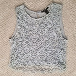 Forever 21 Lace Crop Top