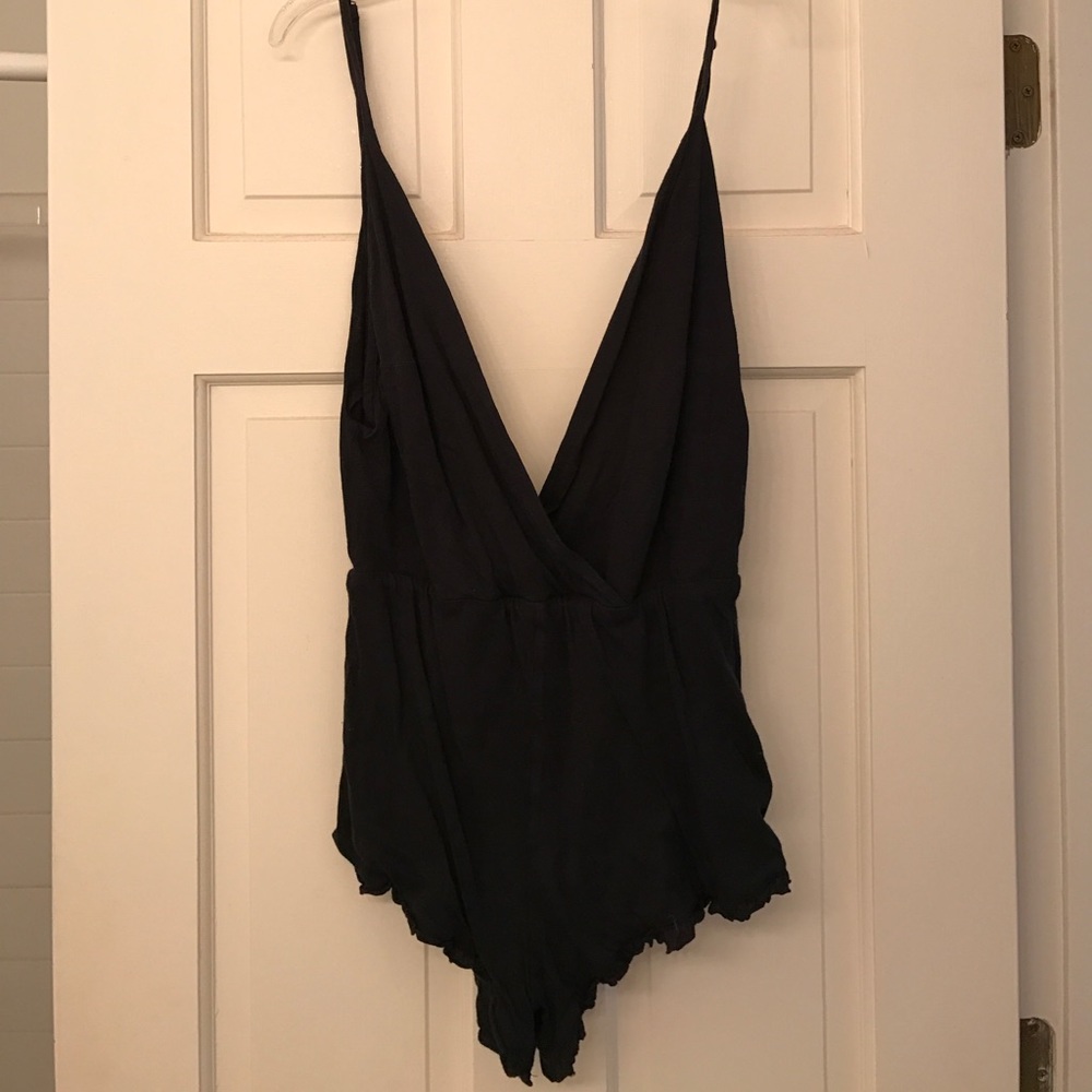 Winston White Black Romper