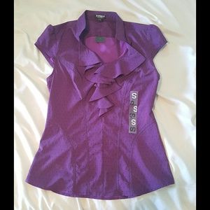 *NWT* Express Ruffle Shirt