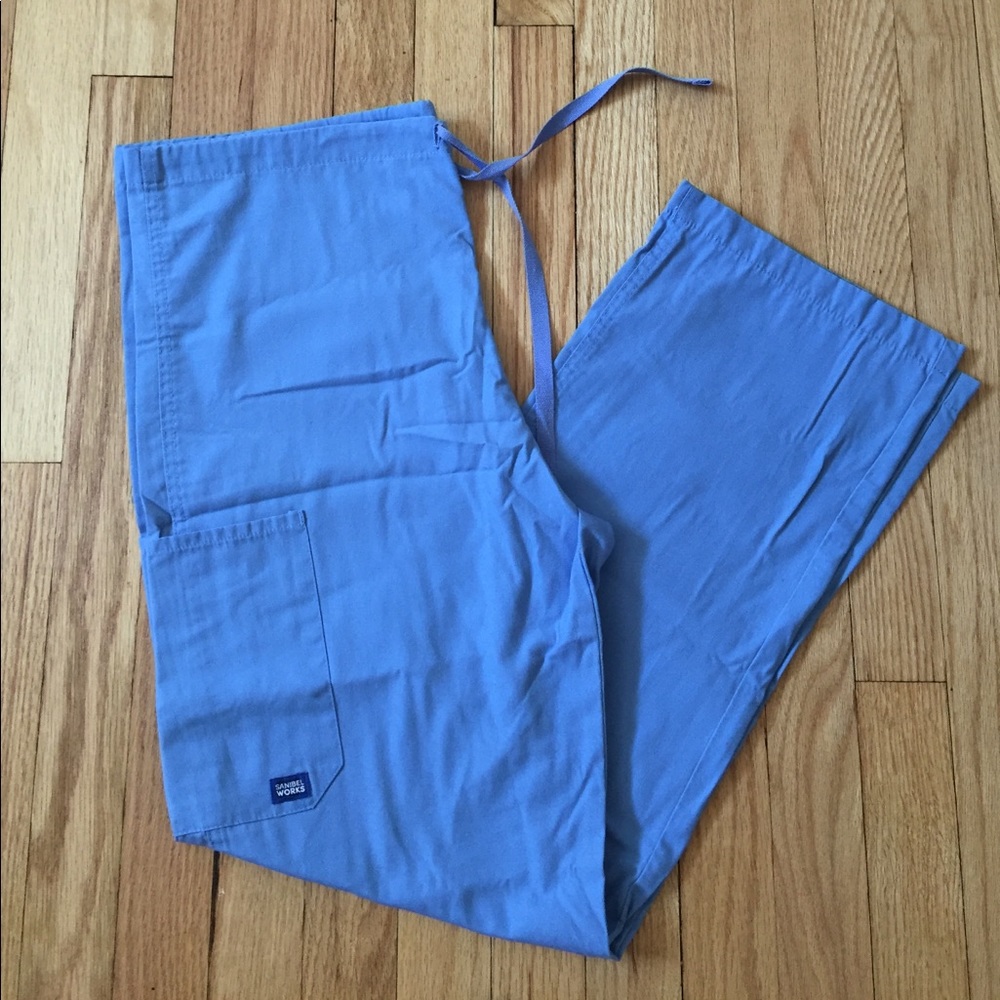 Ceil blue scrub bottoms