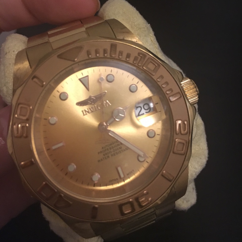 Invicta Gold Watch