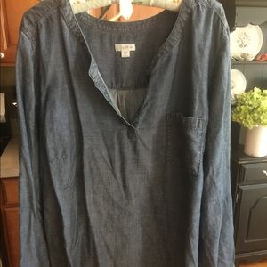 J Jill denim tunic