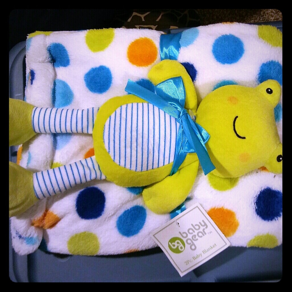 Blanket/ stuffed animal combo