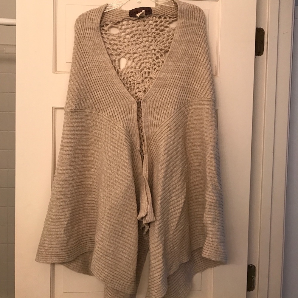 Free People Sand Colored Shaw