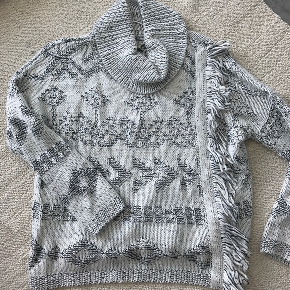 Lucky Brand Sweaters - Lucky Brand Fringe Front Sweater