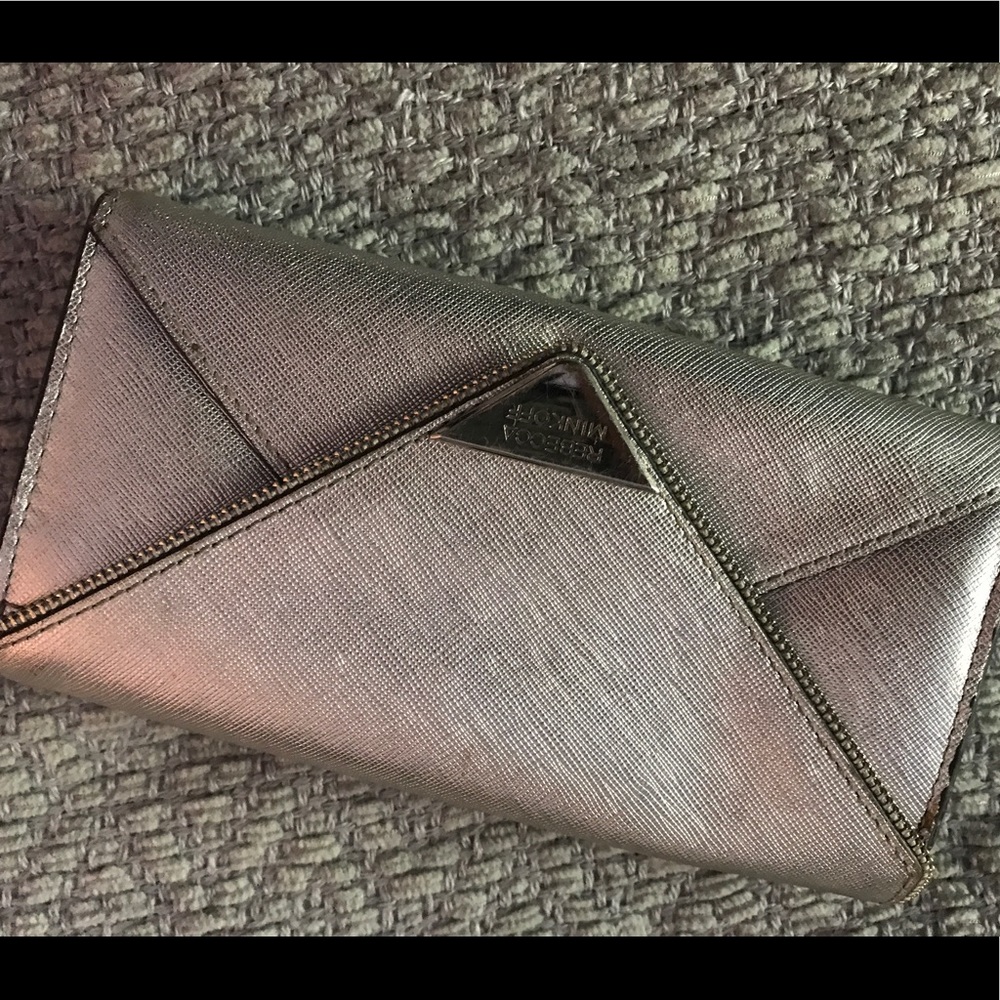 Rebecca Minkoff silver wallet