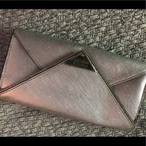 Rebecca Minkoff silver wallet