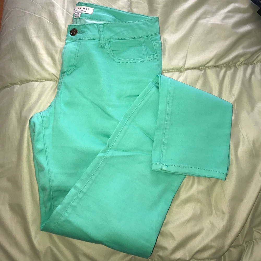 Seafoam Skinny Jeans